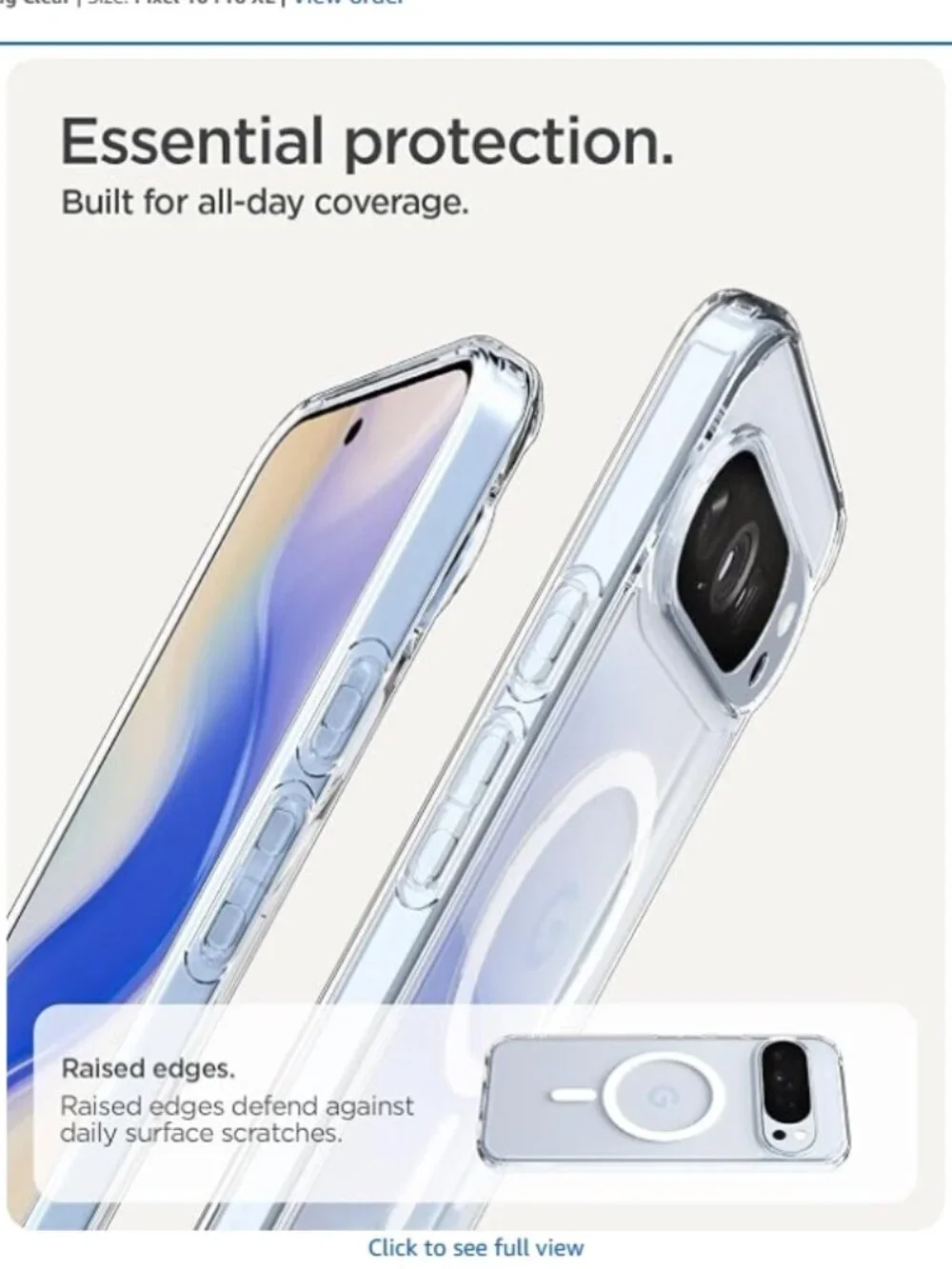 Spigen Magfit Phone Case for Google Pixel 10 Pro XL - clear